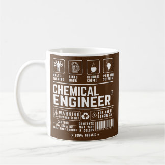 Chemische engineer Multitasking bier koffie Koffiemok