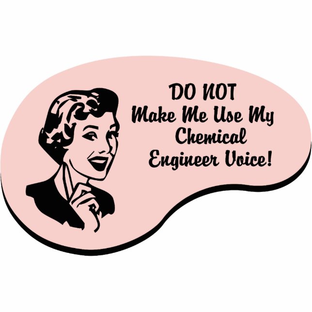 Chemische engineer Stem Fotobeeldje Ornament (Voorkant)