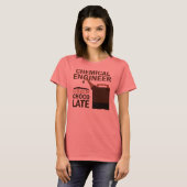 Chemische ingenieur (Funny) Chocolate T-shirt (Voorkant volledig)