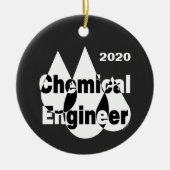 Chemische ingenieurstrips keramisch ornament (Voorkant)