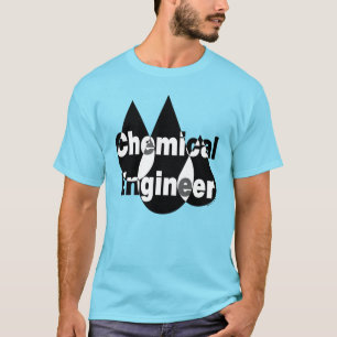 Chemische ingenieurstrips t-shirt