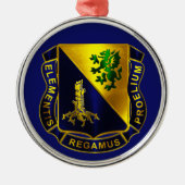 Chemische korps metalen ornament (Voorkant)