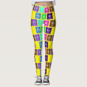 Chemische periodieke tabel van elementen: FlOWEr P Leggings (Voorkant)