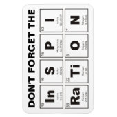 Chemische periodieke tabel van elementen: InSPIRaT Magneet (Verticaal)