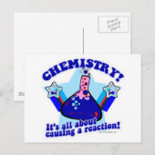 Chemische reactie briefkaart (Voorkant / Achterkant)