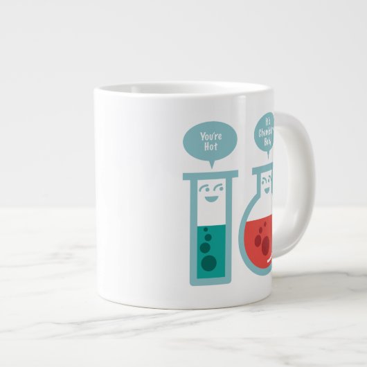 Chemische reactie extra grote beker (Voorkant rechts)