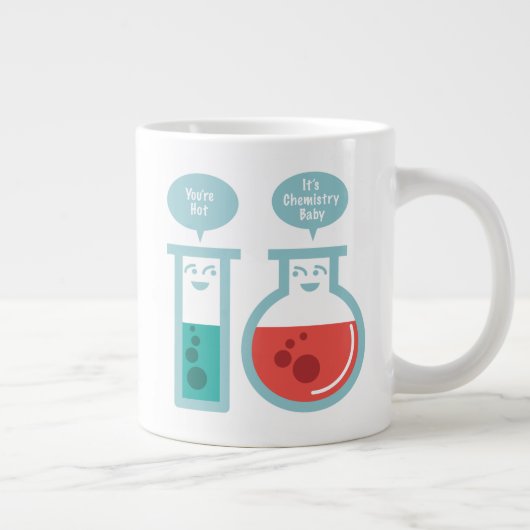 Chemische reactie extra grote beker (Rechts)