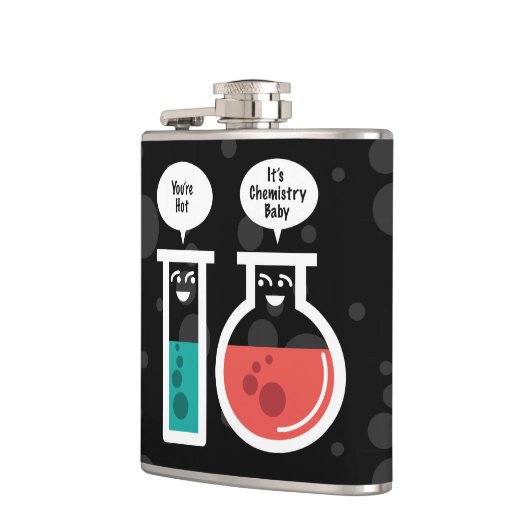 Chemische reactie heupfles (Links)