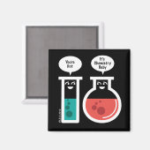 Chemische reactie magneet (Voorkant / Achterkant)