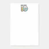 Chemische reageerbuis en bekerglas post-it® notes (Voorkant)