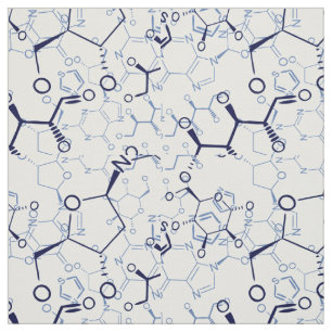 Chemische symbolen naadloos patroon stof
