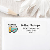 Chemische Testbuis en Bekeradres Etiket (Insitu)