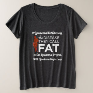 Chemise 2017 de #LipedemaNotFat de projet de