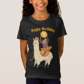 Chemise à cheval Llama Anniversaire T-shirt person (Devant)