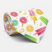 Chemise à col avec cravate de glace aux fruits d'é (Roulé)