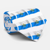 Chemise à cravate avec le drapeau de Saint-Marin (Roulé)