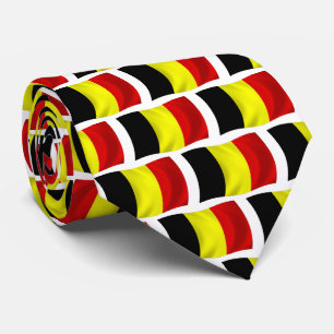 Chemise à cravate drapeau de la Belgique