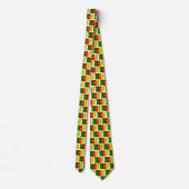 Chemise à cravate du drapeau camerounais (Dos)