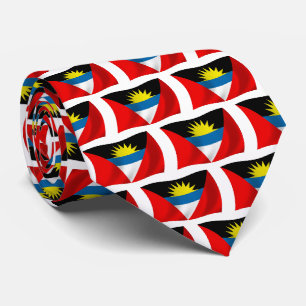 Chemise à cravate du drapeau d'Antigua-et-Barbuda
