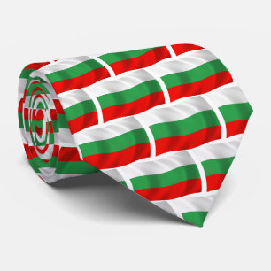 Chemise à cravate du drapeau de la Bulgarie