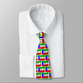 Chemise à cravate du drapeau de la Guinée équatori (Attaché)