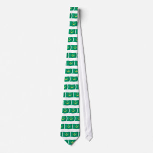 Chemise à cravate du drapeau de la Mauritanie
