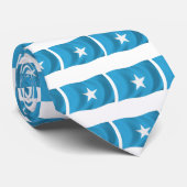 Chemise à cravate du drapeau de la Somalie (Roulé)