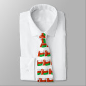 Chemise à cravate du drapeau d'Oman (Attaché)