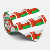 Chemise à cravate du drapeau d'Oman (Roulé)