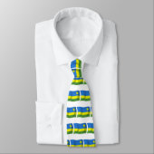 Chemise à cravate du drapeau rwandais (Attaché)