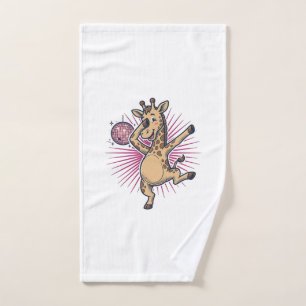 Chemise à gravure vintage Boule disco Girafe dansa