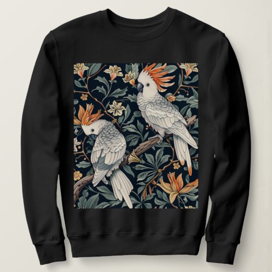 Chemise à sweat Cacatoès (Design devant)