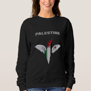 Chemise à sweatshirt pour femmes Free Palestine  D