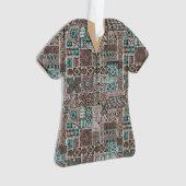 Chemise à thème Hawaï en acrylique (devant)