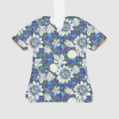 Chemise à thème Hawaï en acrylique (dos)