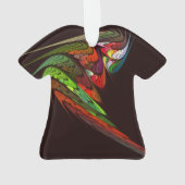 Chemise acrylique d'art Abstrait Chameleon (dos)