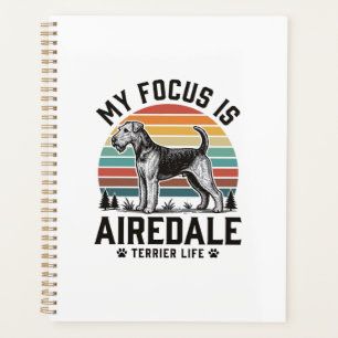Chemise Airedale Terrier Amateur de Chien Vintage 