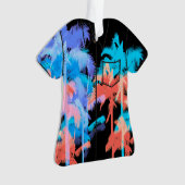 Chemise Aloha de Néon Hawaiian Palm Aloha (devant)