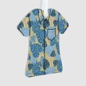 Chemise Aloha Hanger Hawaiian Monstera Leaf (devant)