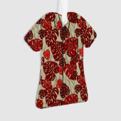 Chemise Aloha Hanger Hawaiian Monstera Leaf (devant)