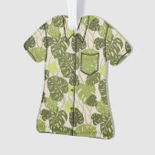 Chemise Aloha Hanger Hawaiian Monstera Leaf (devant)