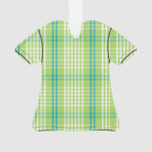 Chemise Aloha Plaid Palaka - Vert Lime (dos)