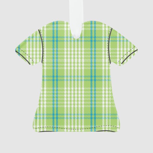 Chemise Aloha Plaid Palaka - Vert Lime (dos)