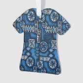 Chemise Aloha Primitive Tapa Hawaiian Warriian (devant)