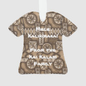 Chemise Aloha Primitive Tapa Hawaiian Warriian (dos)