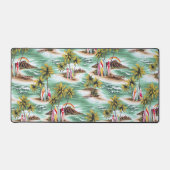 Chemise Aloha Rétro avec panneaux de Surf (Recto)