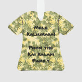 Chemise Aloha Tropical Hawaiian Camo à ananas (dos)