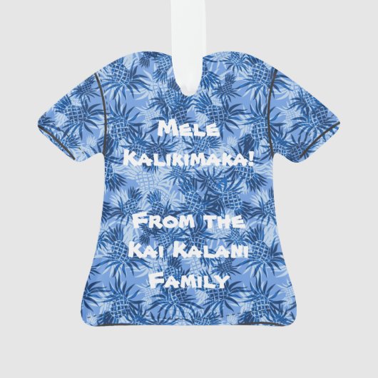 Chemise Aloha Tropical Hawaiian Camo à ananas (dos)