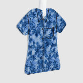 Chemise Aloha Tropical Hawaiian Camo à ananas (devant)