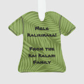 Chemise Aloha Tropical Kona Palms Hawaiian Leaf (dos)